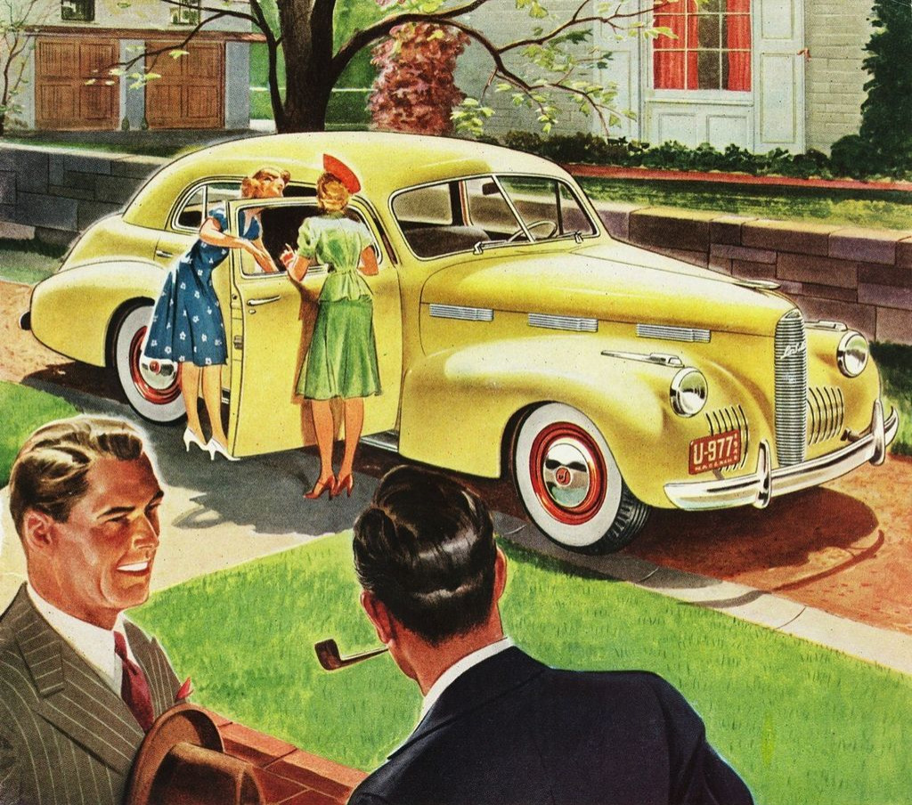 1940 LaSalle Special Sedan jigsaw puzzle in Chris Ferne puzzles on TheJigsawPuzzles.com